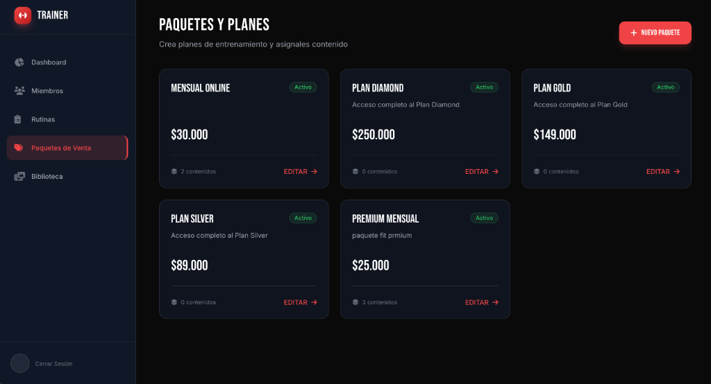 Gestión de Paquetes